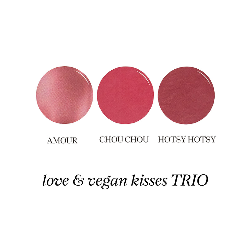 LOVE & VEGAN KISSES TRIO