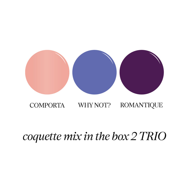 ESMALTE COQUETTE MIX IN THE BOX 2 TRIO