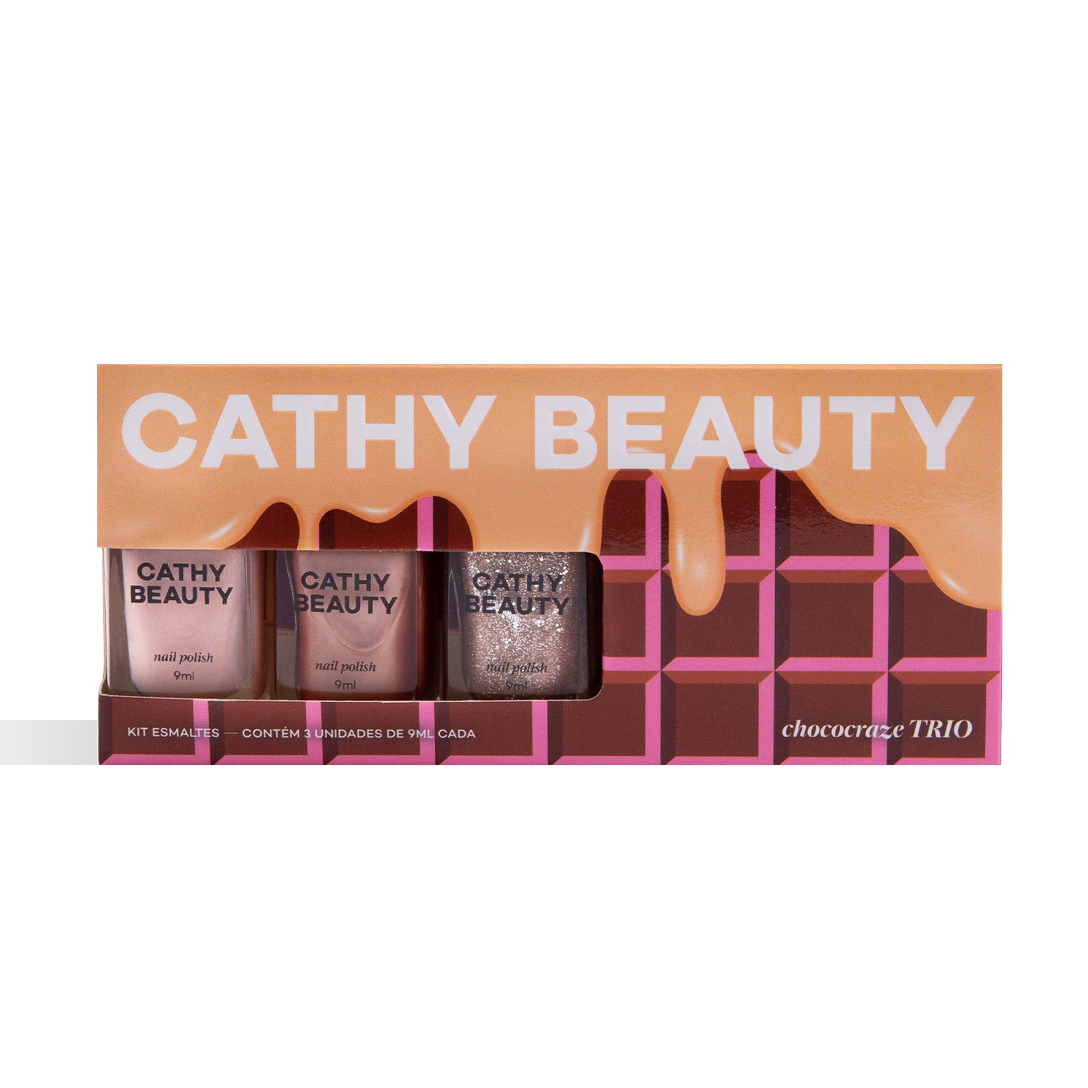 TRIO DE ESMALTES CHOCOCRAZE – Cathy Beauty
