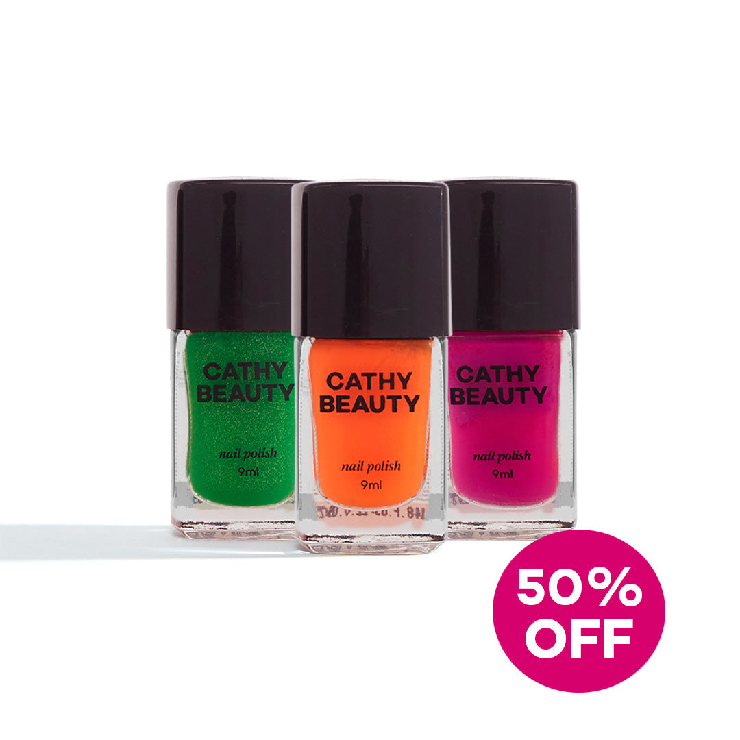 trio de esmaltes catch a wave