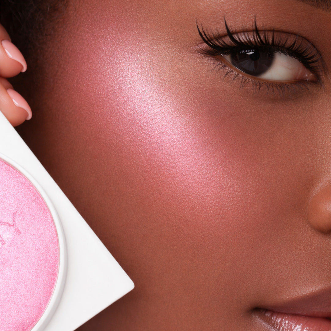 blush em pó compacto