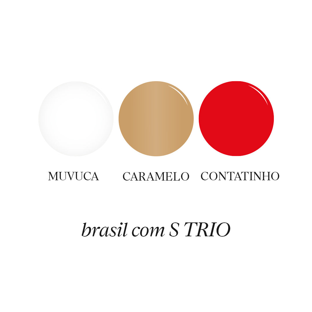 TRIO DE ESMALTES BRASIL COM S