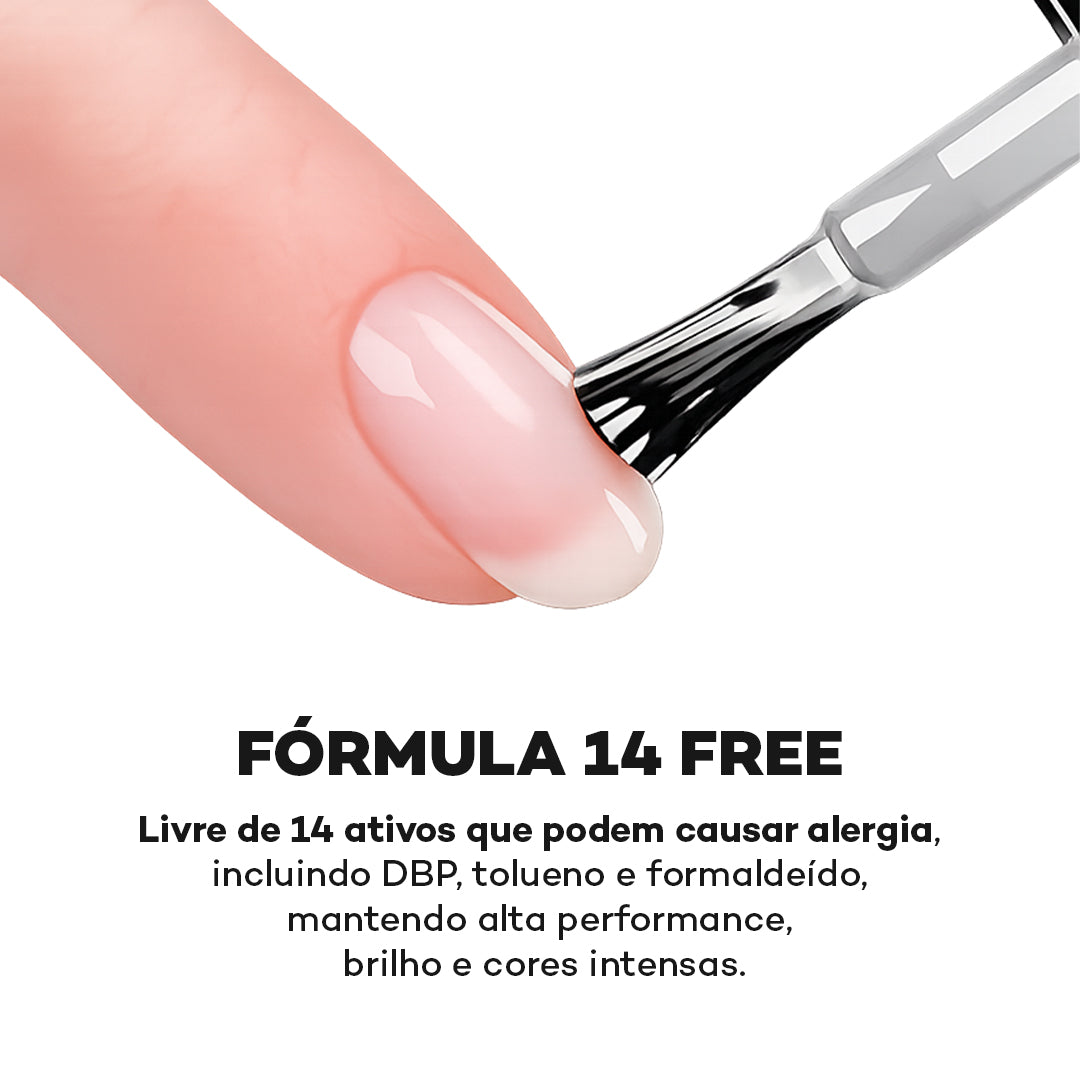 TRIO DE ESMALTES HIPOALERGÊNICOS FREE MIRACLE