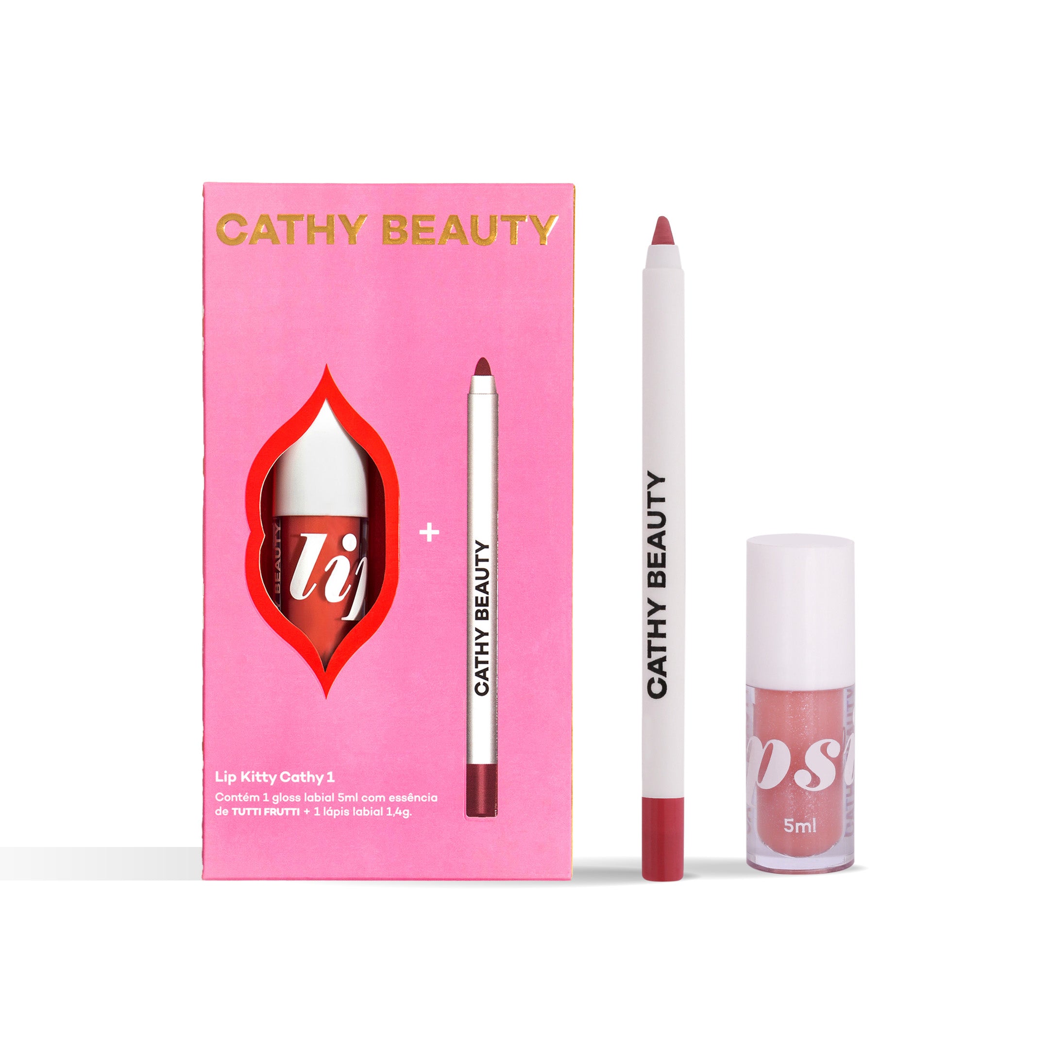 kit labial lip kitty cathy