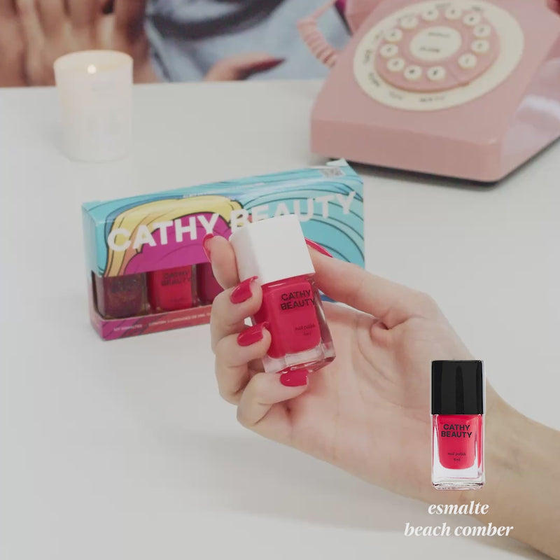 trio de esmaltes beach bum