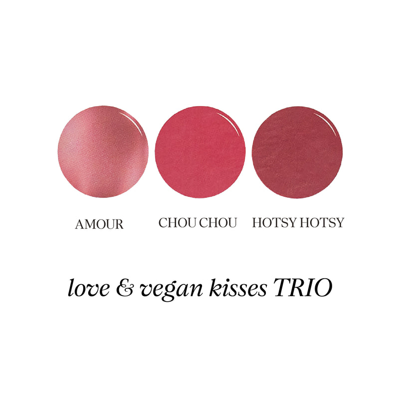 ESMALTE LOVE & VEGAN KISSES TRIO